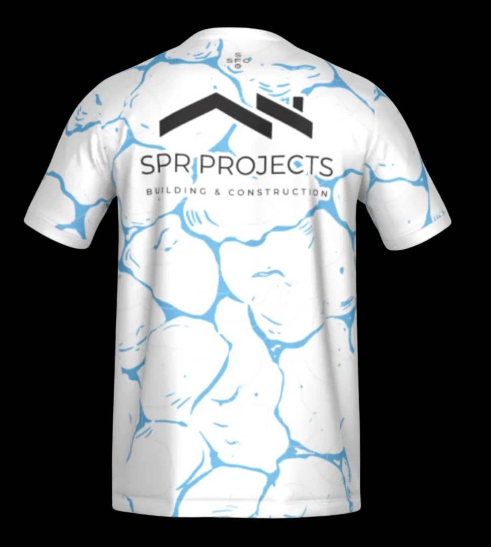 Warm up shirt, back