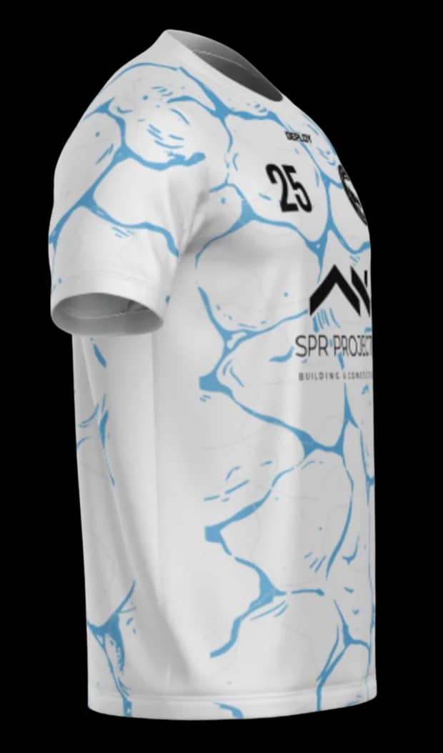Warm up shirt, right side
